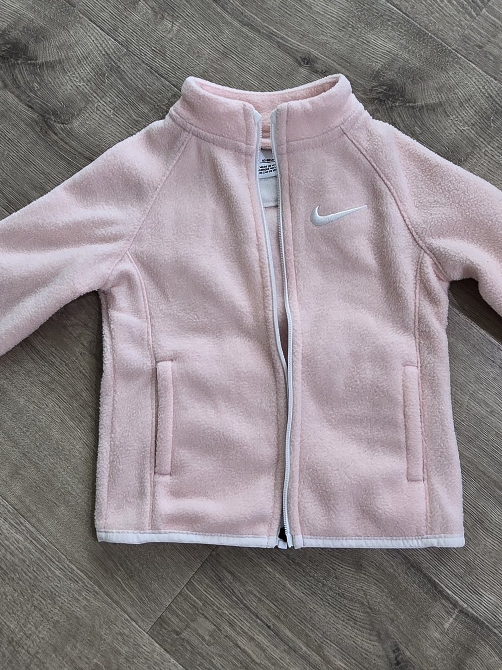 NWOT Nike Kids Pink Fleece Jacket